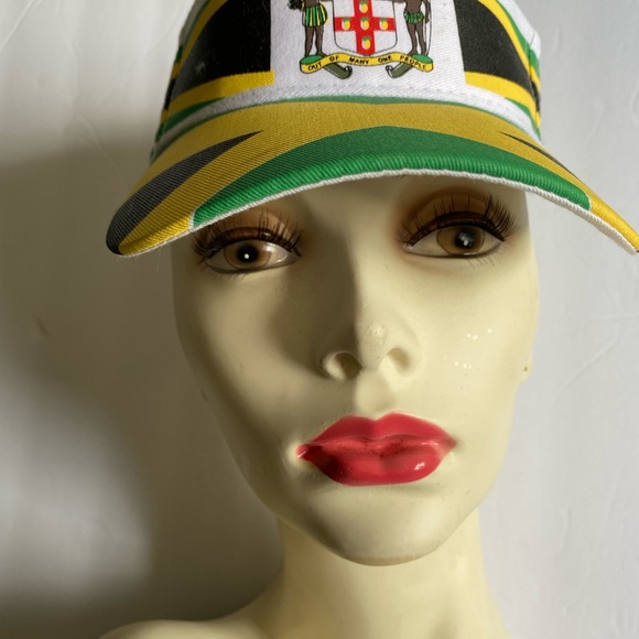 Jamaica Sun Visor Cap 🇯🇲 - Picture 2 of 13